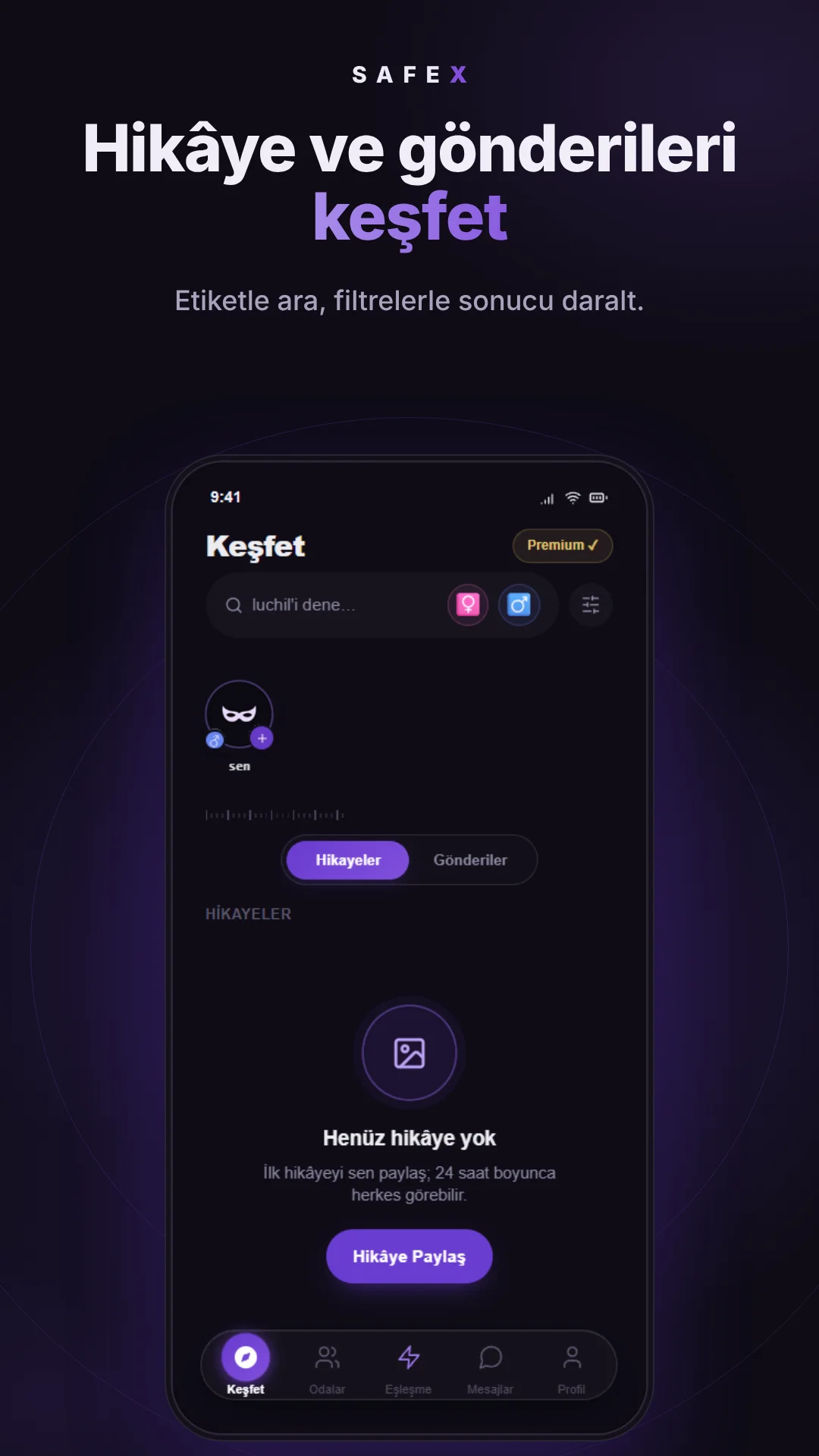 SafeX Keşfet tanıtım afişi