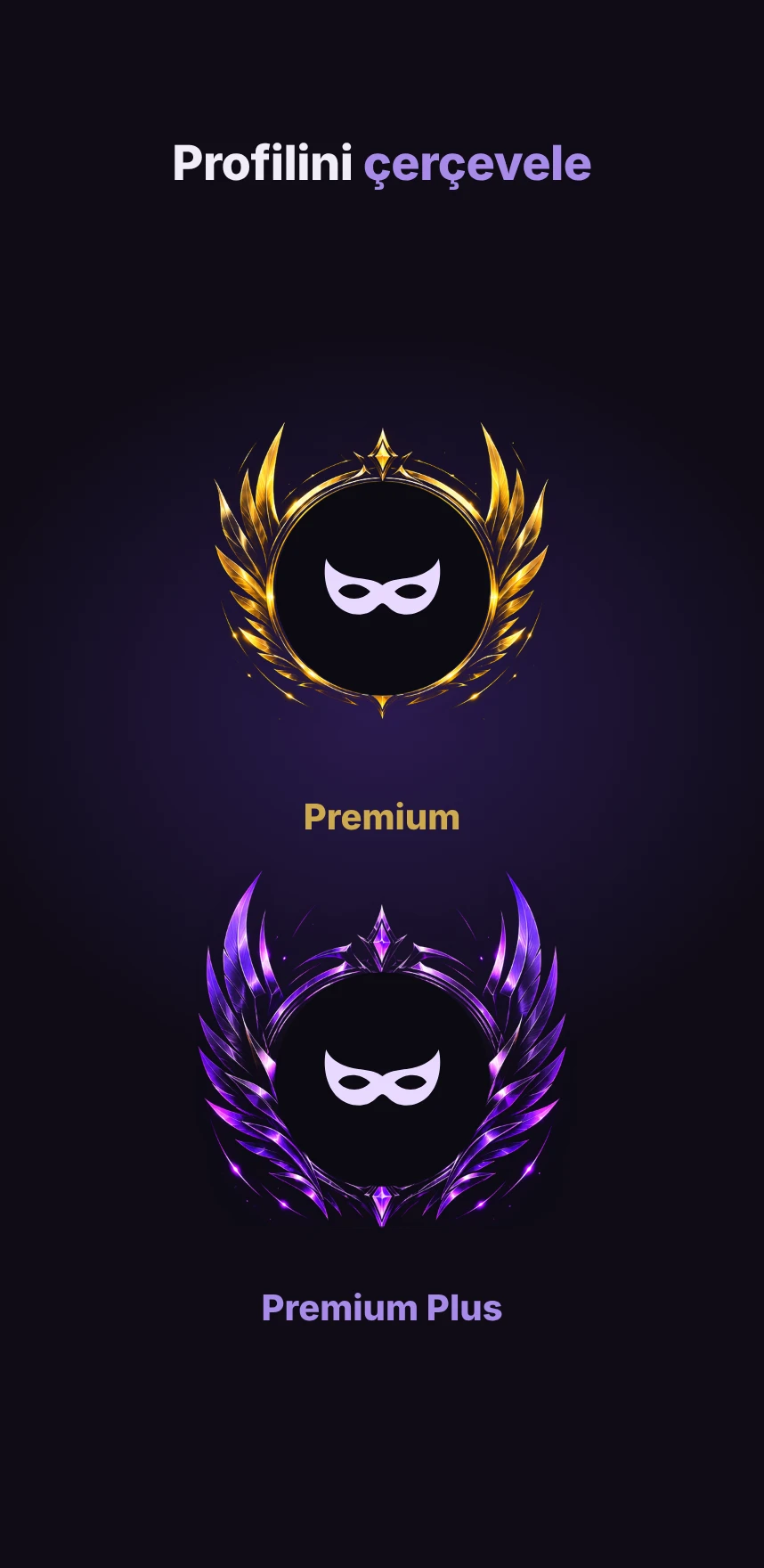 Premium çerçeveler